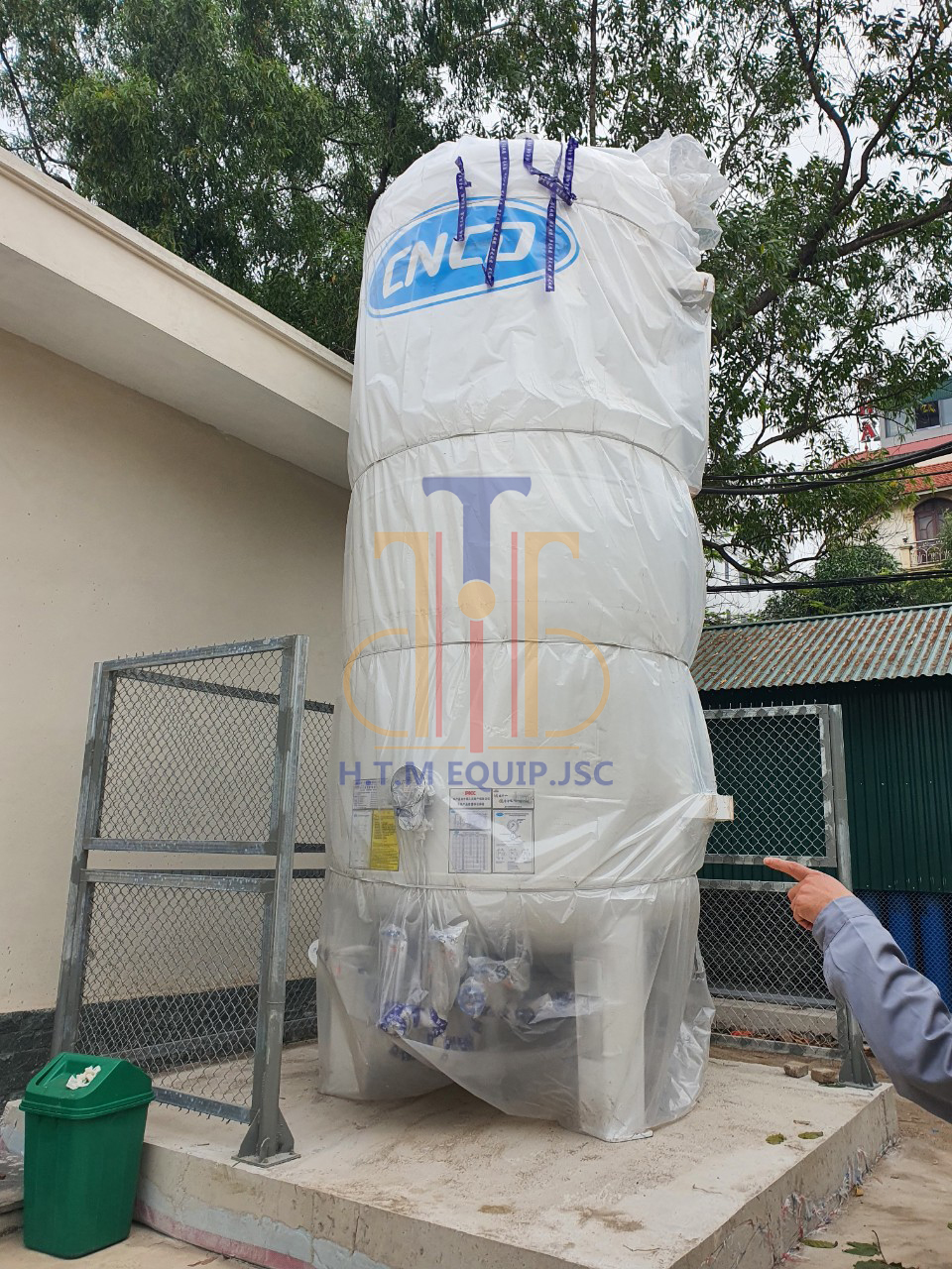 Lắp đặt bồn chứa khí hoá lỏng 5m3 2